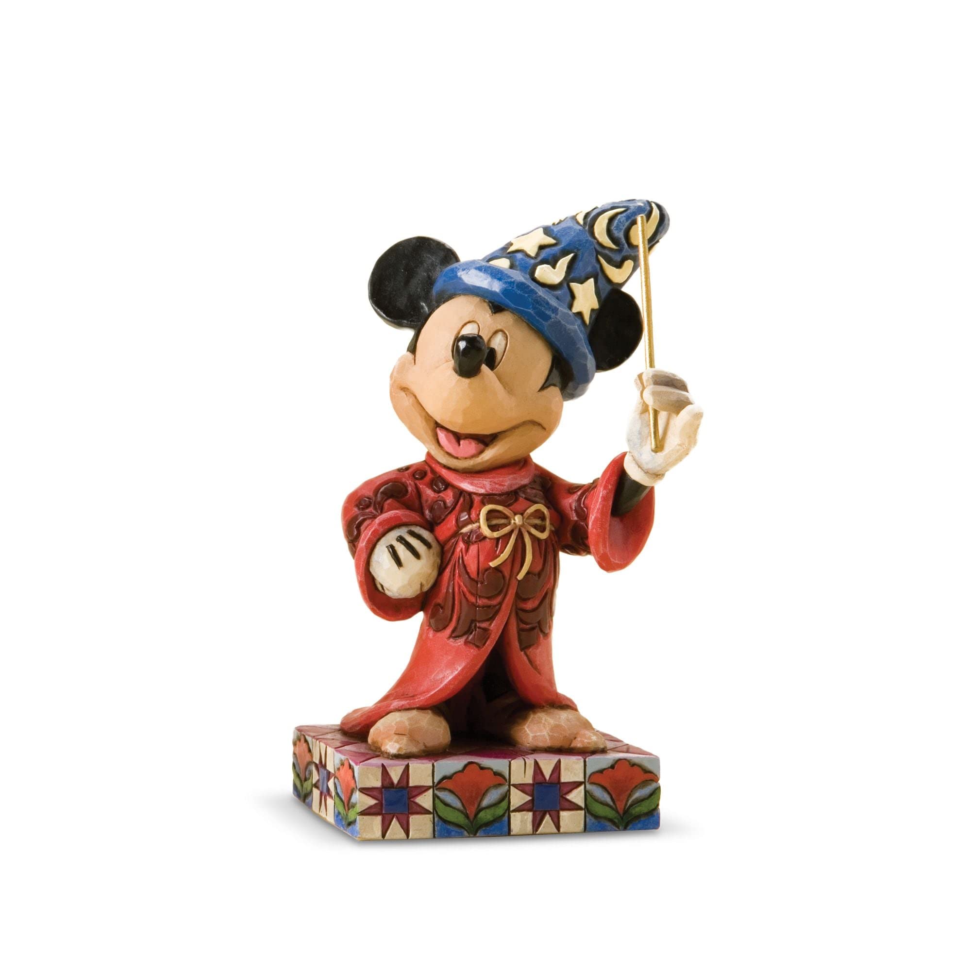 Disney Traditions Mickey The Magician Statue 11Cm, Height, Blue,red