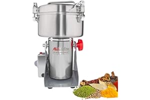 ALDKitchen Grain Mill Grinder | High-Speed Powder Machine | Swing Type Pulverizer 1000 Gr | 110V
