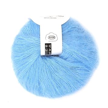 Amazon Com Heepdd 26g Roll Soft Angora Mohair Yarn Long