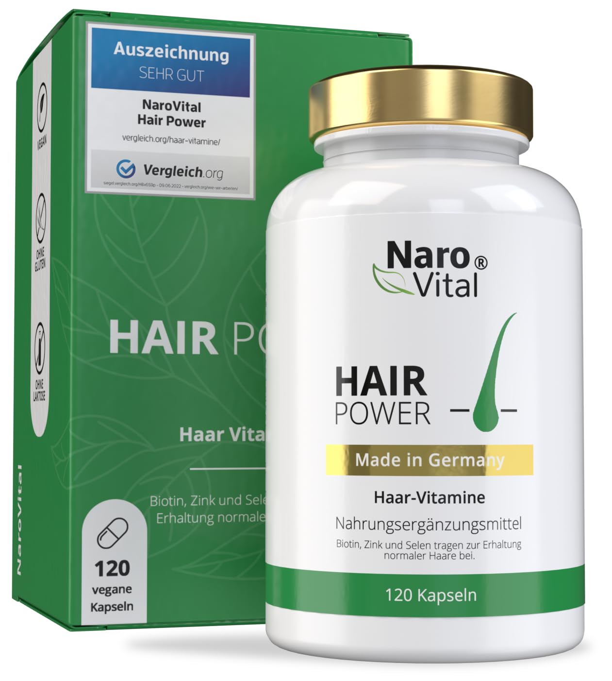 Mua NaroVital Hair Power Hair Vitamins, High Dosage with Biotin, Zinc