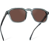 WearMe Pro Polarized Sunglasses - Square Acetate/TR90 Frames With UV400 Protection