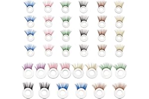 PH PandaHall 42pcs Doll Eyelashes Safety Eye Lashes for Doll Making Crochet Stuffed Eyelashes Plastic Round Craft Eye Lashes 