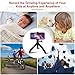 Fotopro Mini Tripod, Flexible Phone Tripod with Universal Clip for iPhone and Android Smartphone, Table Tripod Compatible with Action Camera and Mobile Phone