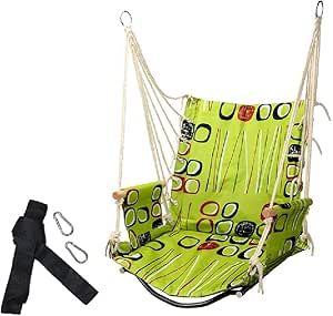 Columpio YXX Colgando de la Cuerda Silla Hamaca for la terraza, con 1