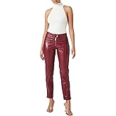 Forever 21 Womens Faux Leather Ankle Pants