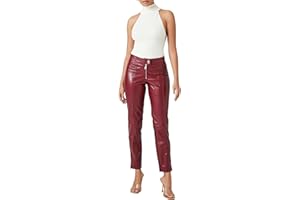 Forever 21 Women's Faux Leather Ankle Pants