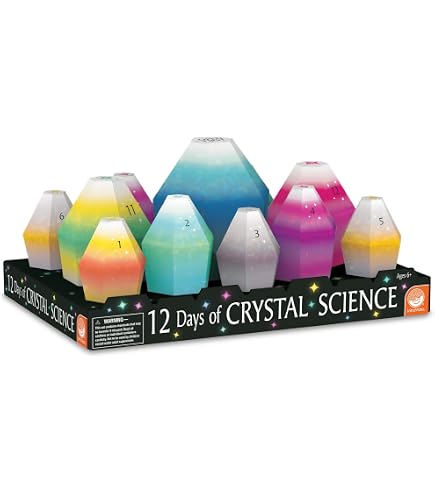 Amazon.com: MindWare 12 Days of Crystal Science Kit | Hands-on