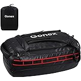 Gonex 60L Water Repellent Duffel Bag Backpack Outdoor Heavy Duty Duffle Bag with backpack straps for Hiking Camping Travellin