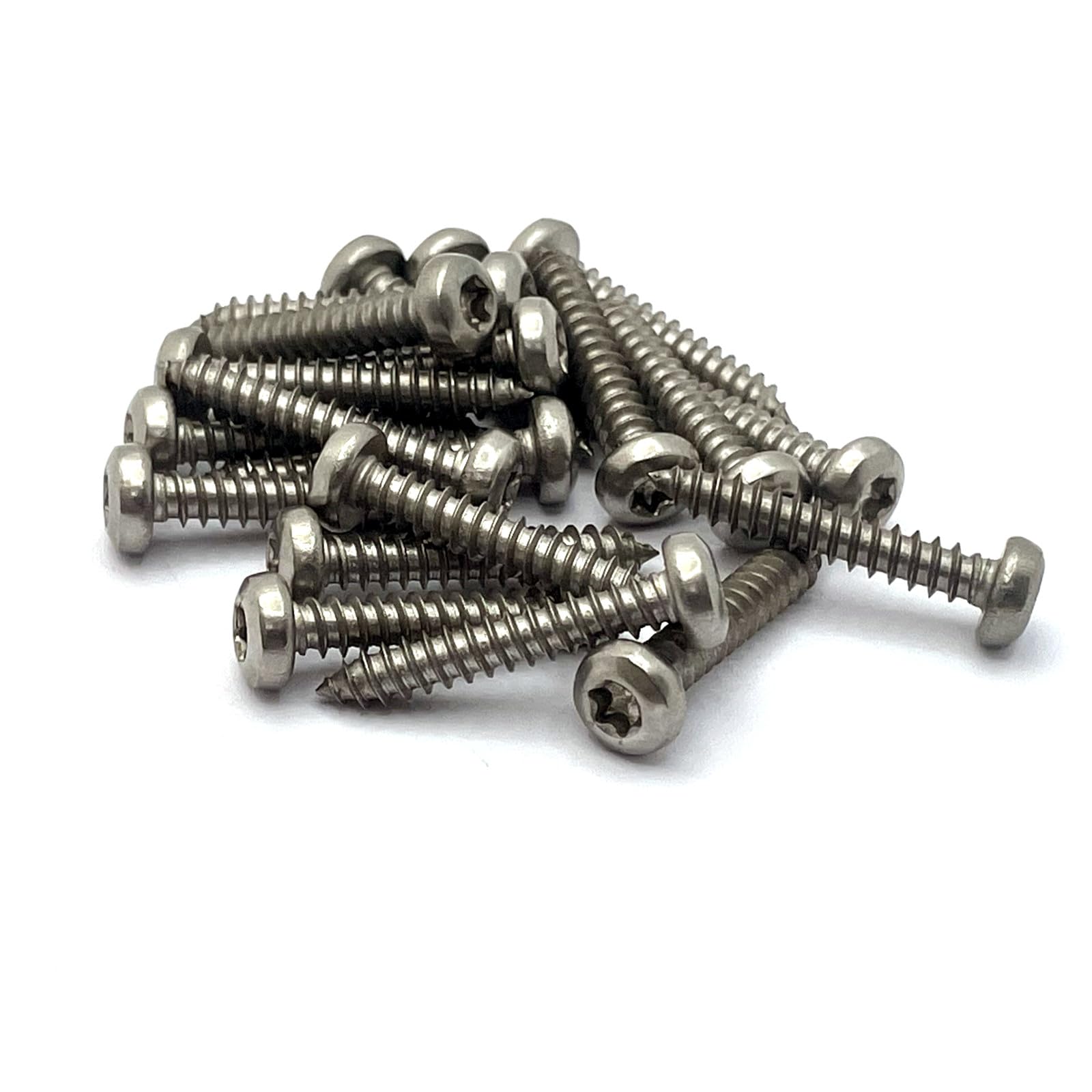 4.2mm x 25mm Torx/Hexalobular Pan Head Self Tapping Screw ISO14585 A4 (316) Stainless Steel (Pack of 20)