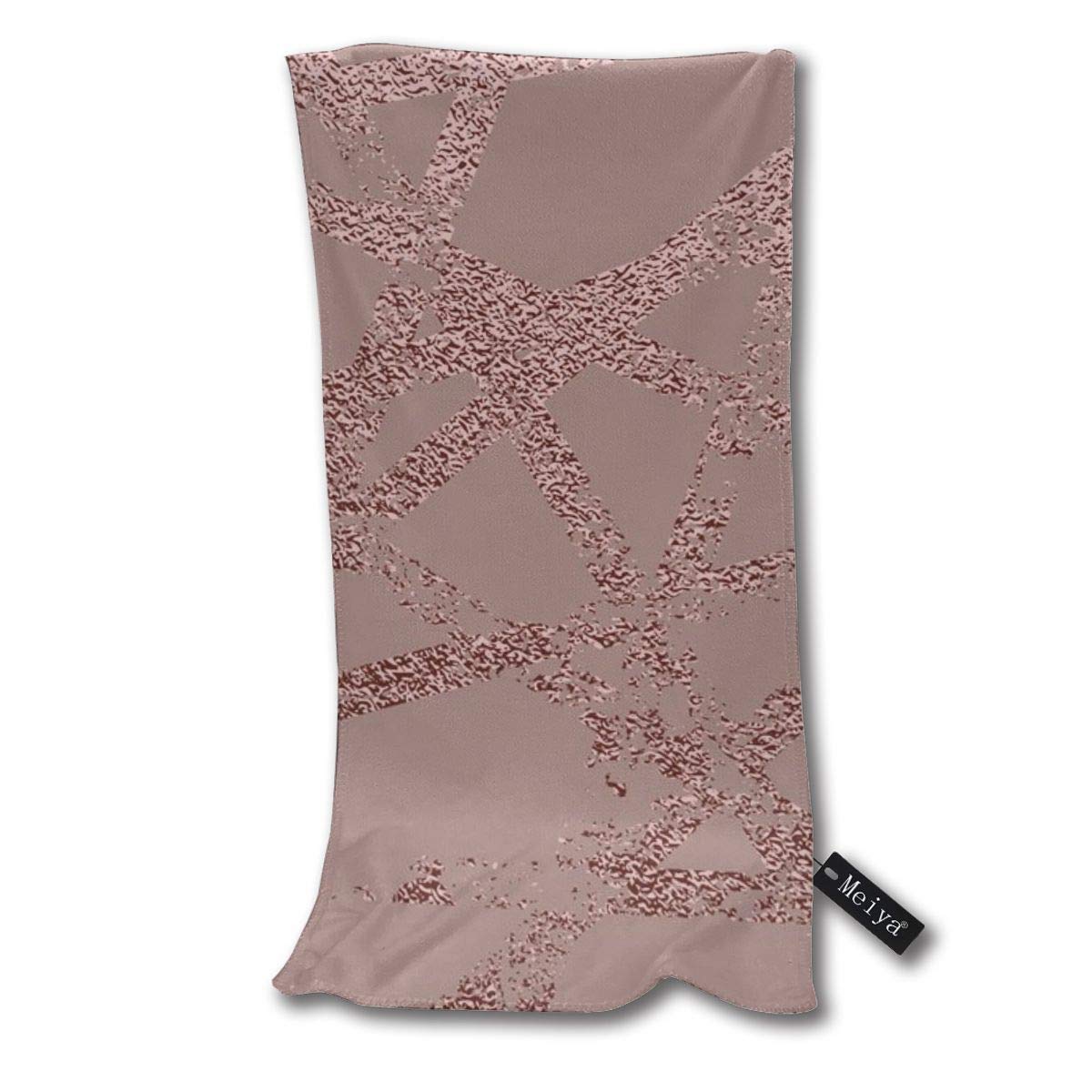 Gold Metallic Glossy Texture. Rose Quartz Pattern Hand Towels Beach Towel Instant Cool Ice Towel Gym Quick Dry Towel Microfibre Towel Cooling Sports Towel 12 X 27.5 Inch