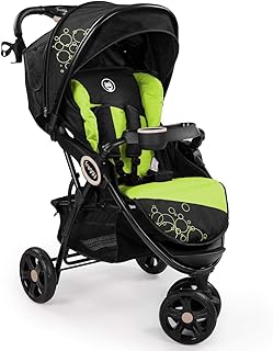 Froggy® Kinderbuggy DINGO Kinderwagen Buggy Jogger ultraleicht 5-Punkt-Sicherheitsgurt kompakt zusammenklappbar Liegefunktion Sonnenverdeck LIME