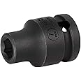 Jetech 3/8 Inch Drive 7mm Standard Impact Socket, Made with Chrome Molybdenum Alloy Steel, Heat Treated, 6-Point Design, Metric