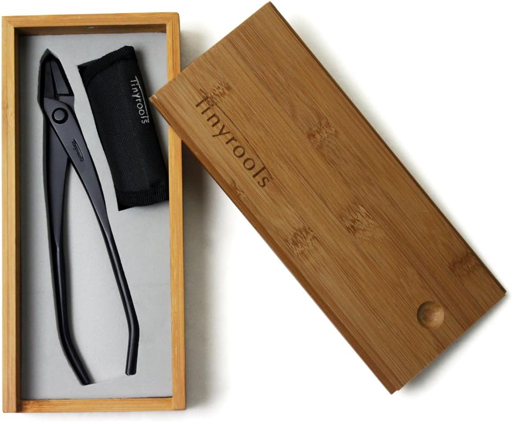Bonsai Tree Shear Master's Grade - Jin Pliers in Bamboo Box by Tinyroots