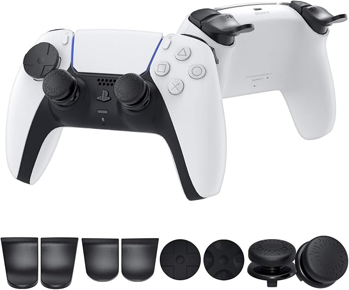 Fastsnail Thumb Grips For Ps5 Controller For Sony Playstation 5 Dualsense Controller Thumbsticks Joystick Cover L2 R2 Trigger Extenders And D Pad Buttons Caps Amazon Co Uk Electronics