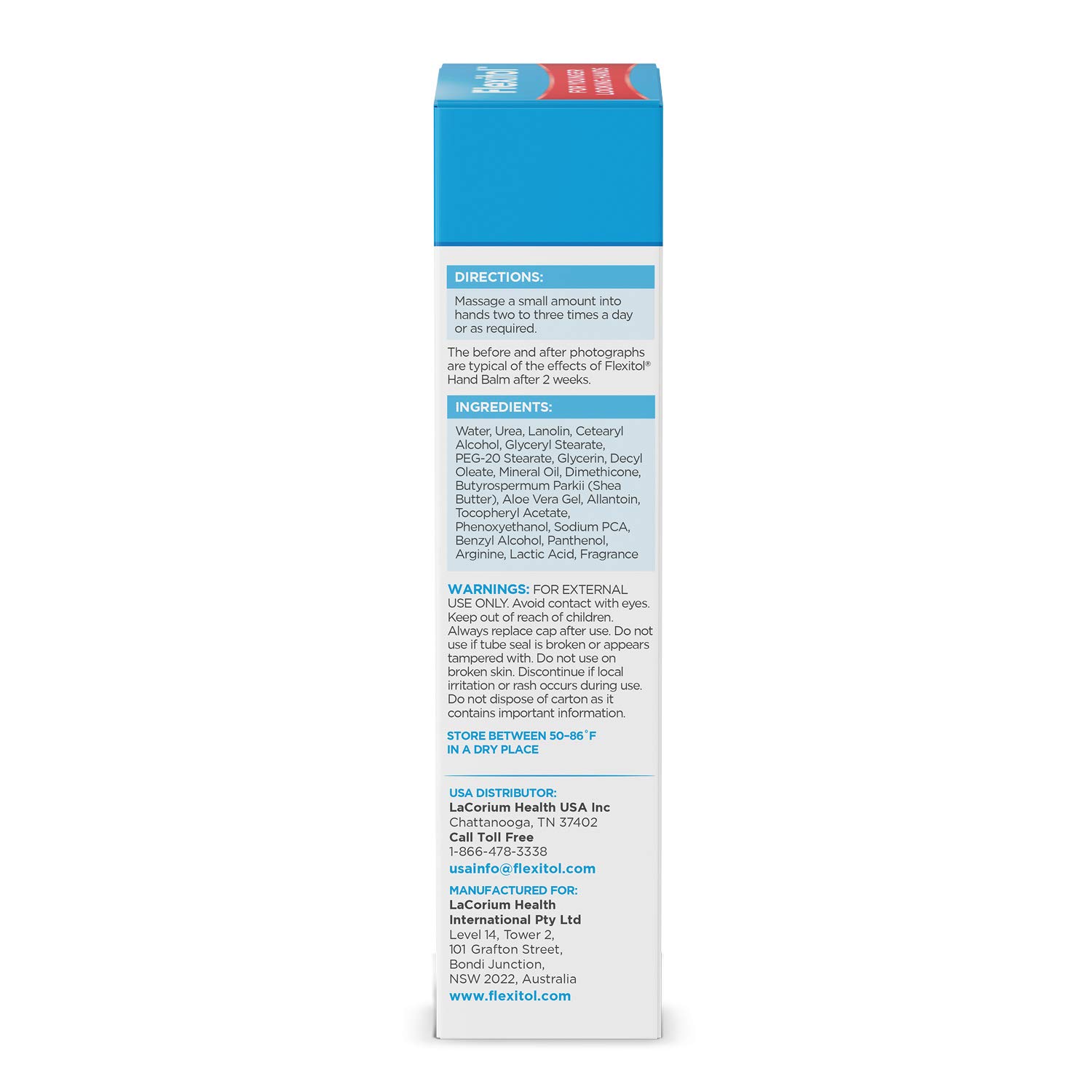 Flexitol Hand Balm, Rich Moisturizing Hand Cream for Fast Relief (Pack of 2)
