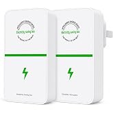New Universal Energy-Saving Box,Reduce Electricity Bills,Surge Protector Strips Voltage Outlet,Energy Savings Device with Voltage Optimization, Automatic Stable Voltage Regulator for Home Office(2Pcs)