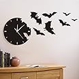 The Geeky Days Bat Clock Analog Wall Watch, 11.81 inch, Black