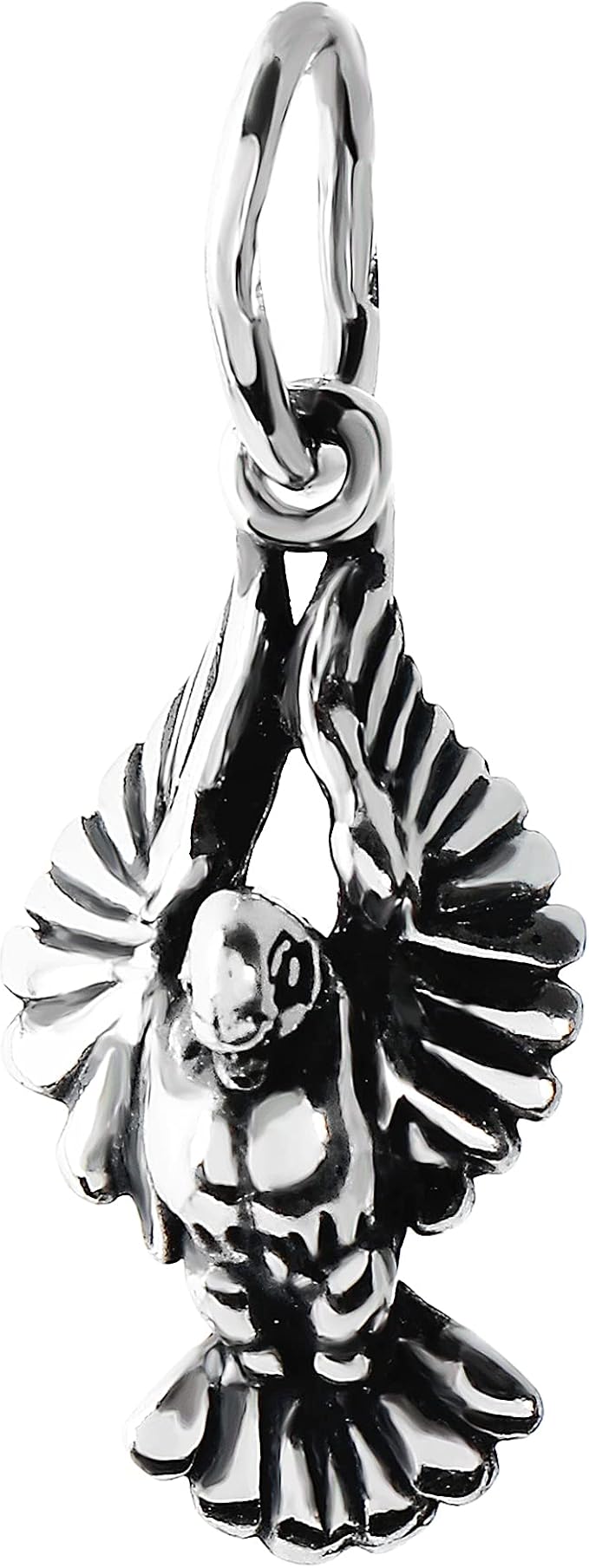Miniblings Friedenstaube Anhänger – Handmade Peace-Zeichen Aus Metall (28 Mm), Schlüsselanhänger Oder Schmuck