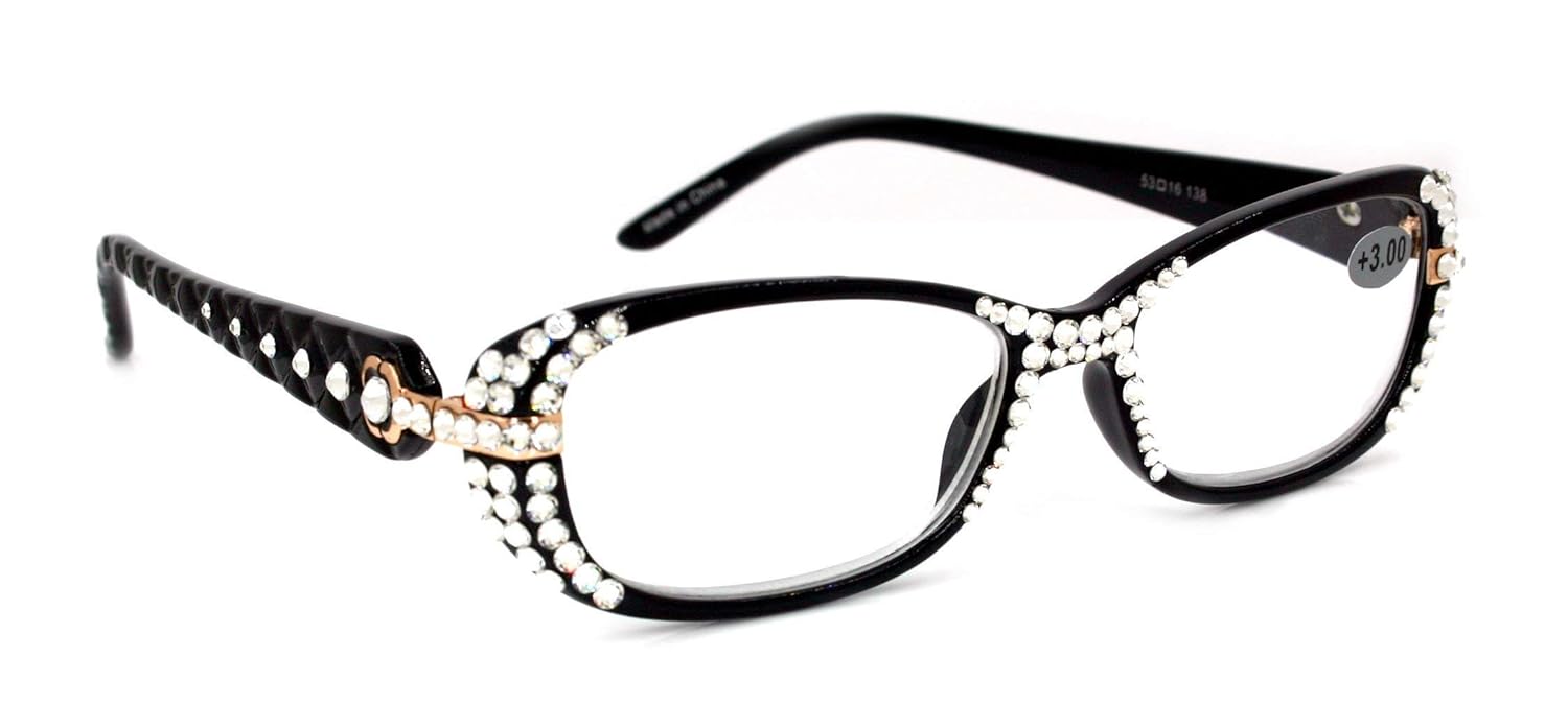 designer eyeglasses with bling