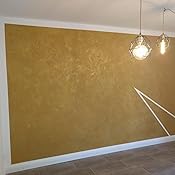 Alpina Effektfarbe Gold Effekt Komplett Set Gold 3 Liter Amazon De Baumarkt