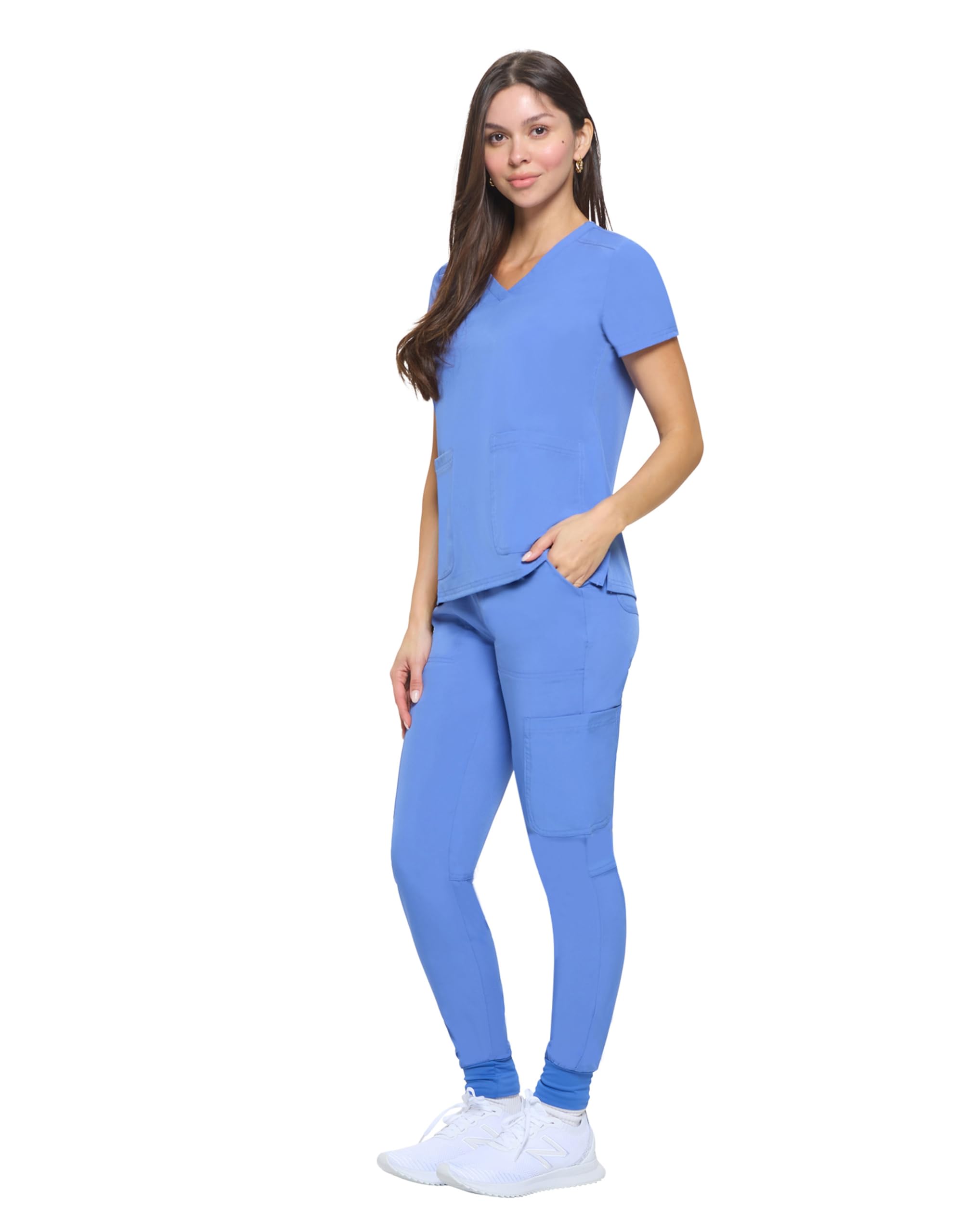 M&M SCRUBS Women's Essential Jogger Scrub Set