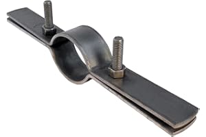 Highcraft DMST-QM04 Riser Clamp Vertical Pipe Hanger for Copper, Iron, CPVC, PEX 4 in. Uncoated Steel