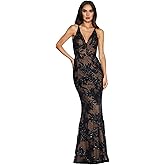 Dress The Population Womens Sharon Mermaid Maxi Dress