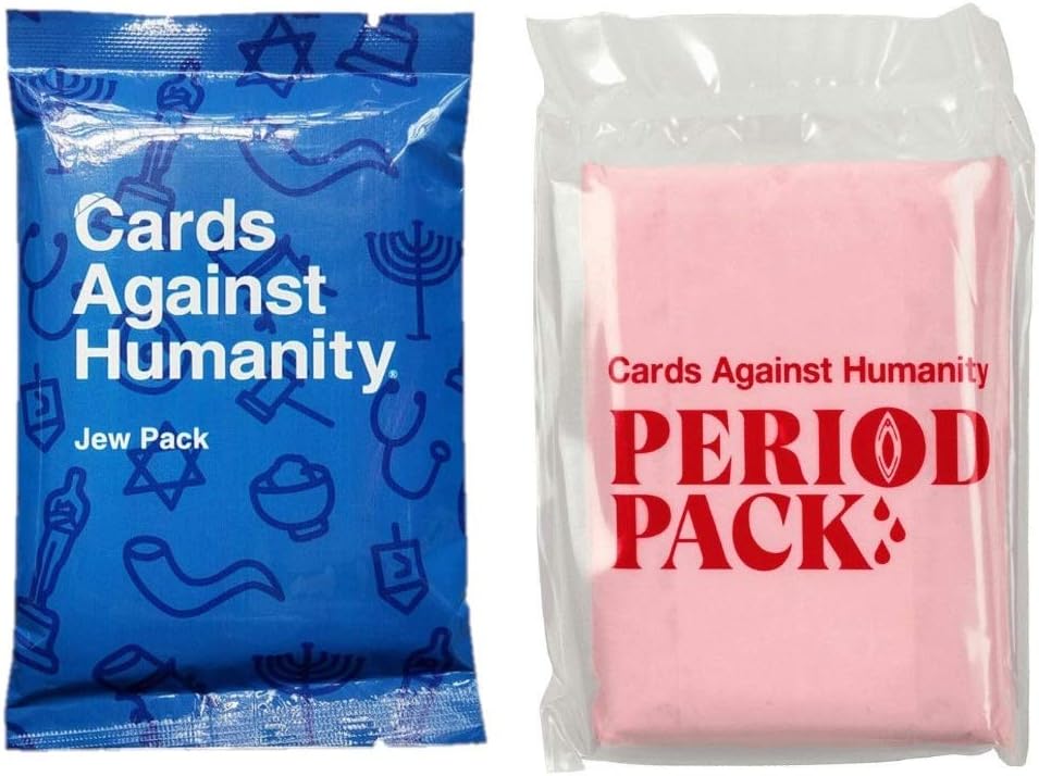 Cards against Humanity Jew and Period Packs
