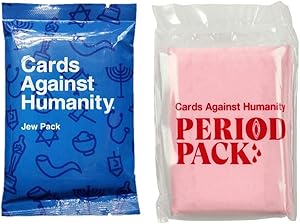 Cards against Humanity Jew and Period Packs