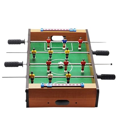 Festnight Tabletop Foosball Mini Wooden Kids Childrens Table Soccer Game Machine Table Soccer Toys