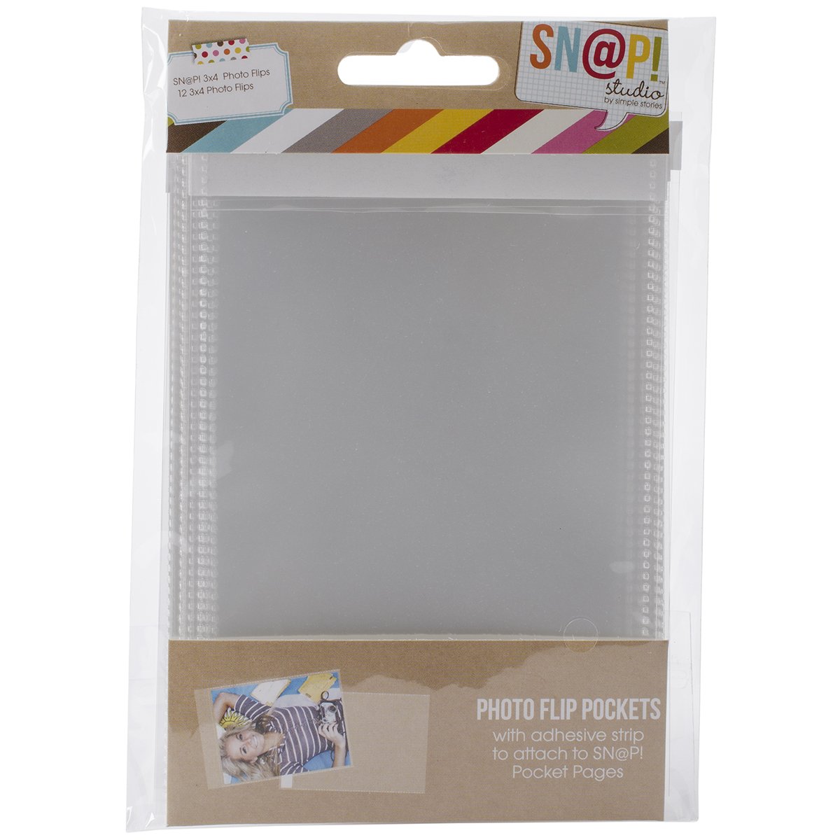 Simple Stories Snap Photo Flips for 6 x 8-Inch Binders, Multi-Colour, 0.53 x 9.52 x 14.6 cm