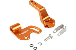 NICECNC Orange One-Touch Clutch Arm Compatible with 790 Adventure R 2019-2020, 890 Adventure 2021-2024, 890 Duke R 2020-2023,