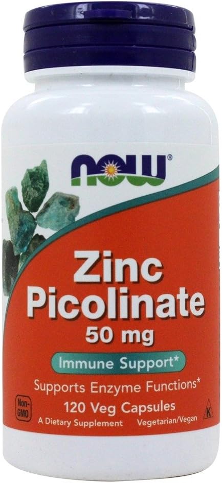 NOW Foods - Zinc Picolinate 50 mg, 120 capsules: Health & Personal Care