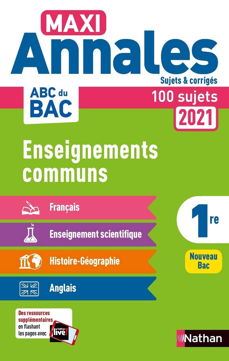 Amazon Fr Tout En Un Annales Abc Du Bac 2021 Controle Continu 1re 19 Collectif Collectif Livres