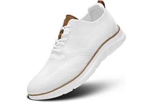 MEVLZZ Mens Casual Dress Oxfords Shoes Fashion Mesh Work Business Walking Sneakers Comfortable Lightweight Soft Sole