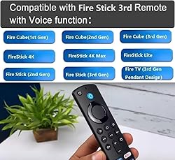 Fire Stick Remote Replacement Control for Amazon