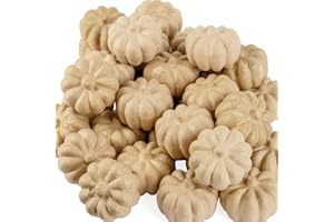 Factory Direct Craft Pack of 72 Small Paper Mache Pumpkins - Perfect for DIY Halloween Jack o' Lanterns, Fall, Autumn, and Thanksgiving Crafts, Table Favors, and Decorations (2-1/2" H x 3-3/4" Dia.)
