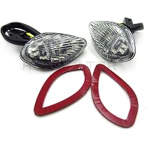 Feu Stop LED Avec Clignotants Intégrés - Compatible Honda CBR 954 RR, 900 RR 2002-2003 - Look Fumé, Montage Facile