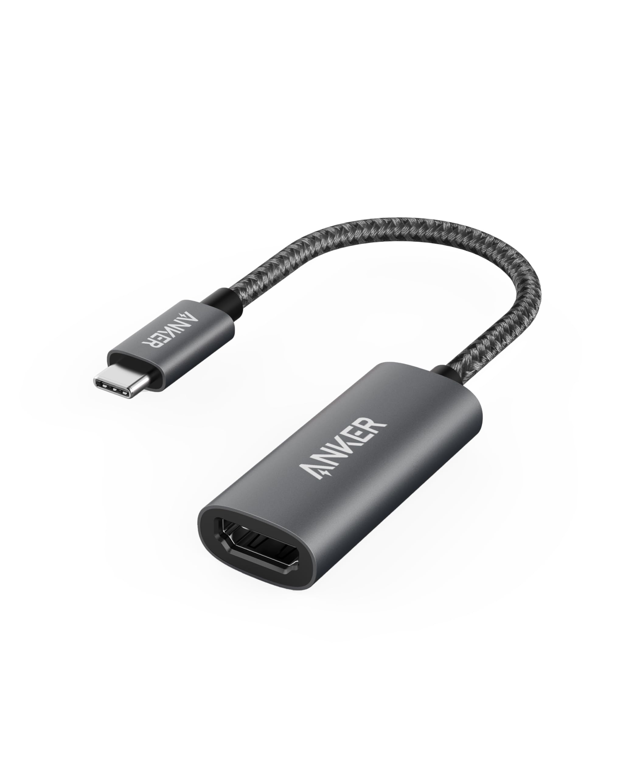 Adaptador Anker USB C a HDMI (4K@60Hz), Adaptador 310 USB-C (4K HDMI), para MacBook Pro, MacBook Air, iPad Pro, Pixelbook, XPS, Galaxy y más (Compatible con puertos Thunderbolt 3)