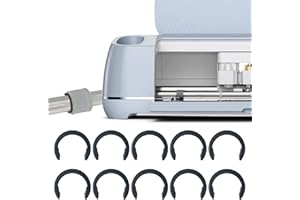 FEOXSHAL Rubber Roller Resolution for Cricut Maker, Keep Rubber from Moving, Retaining Rings Compatible with Cricut Maker Rubber Roller Replacement Parts