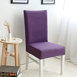 VANPSTRY Fundas para sillas con Respaldo Alto Color Lino ...