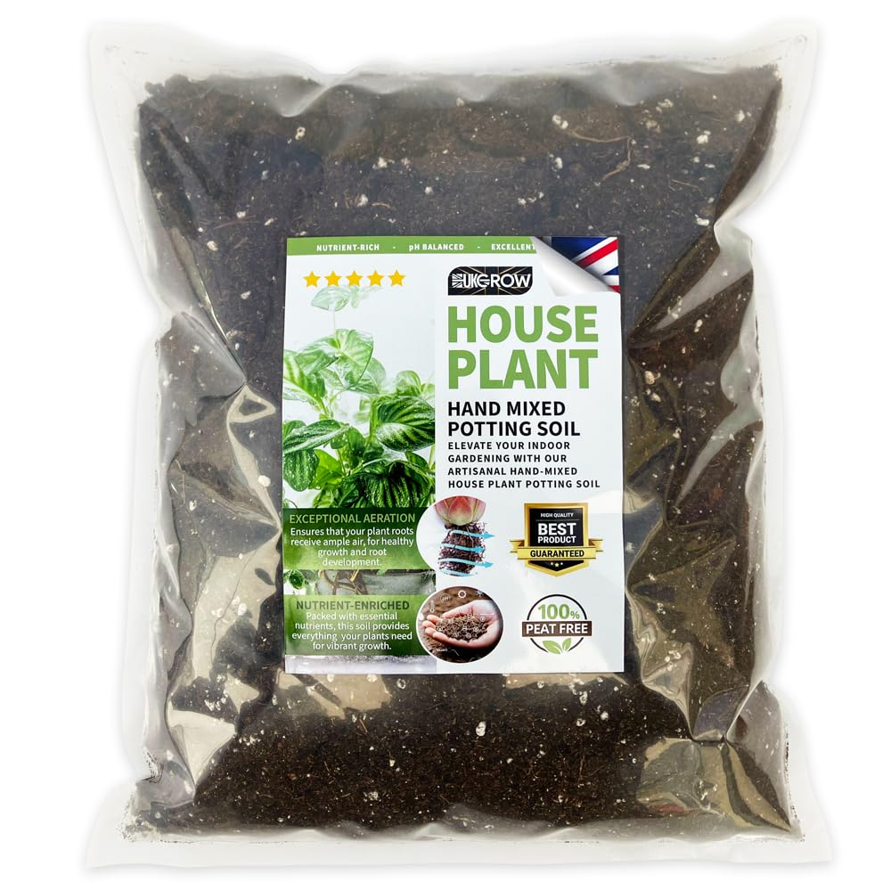 Premium Hand Mixed Houseplant Soil 1L (1 Litre (Perfect for one plant))