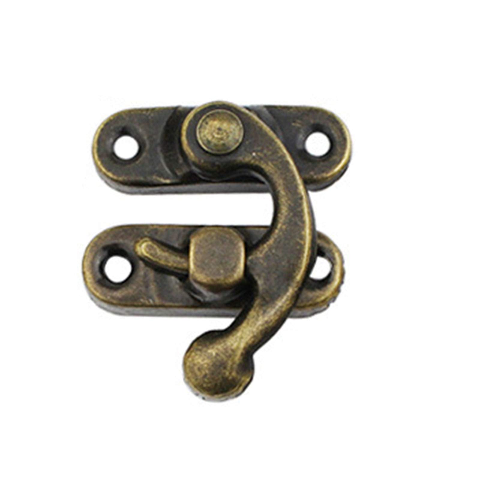 Pack of 20 pcs of Antique Vintage Latch Antique Bronze Color Right Swing arm Buckle Hook Lock hasp