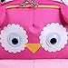 yodo 3-Way Convertible Playful Insulated Kids Lunch Boxes Carry Bag/Preschool Toddler Backpack for Boys Girls, with Quick Access front Pouch for Snacks, Pink Owl