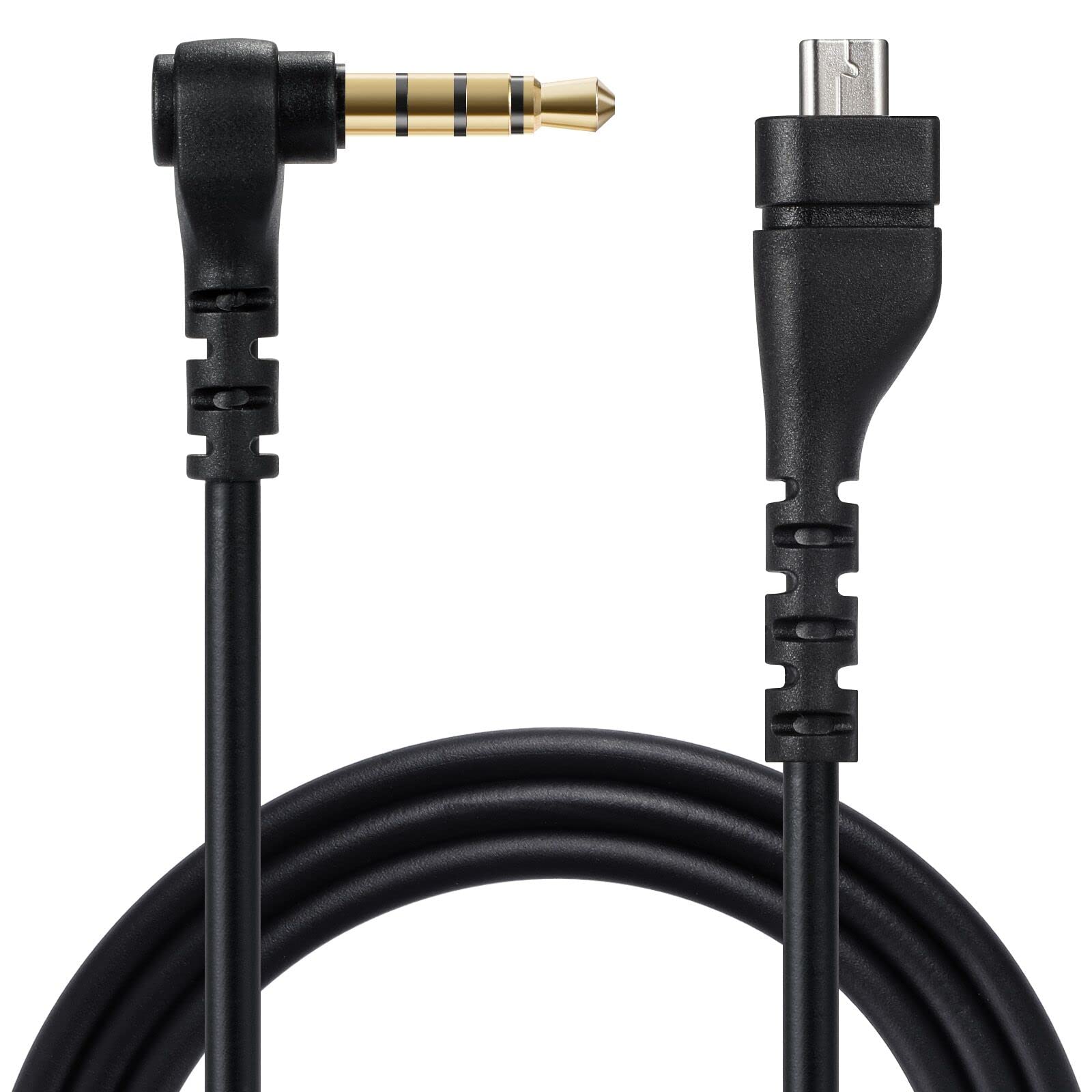 EARLA TEC Replacement Audio Cable Cord, Compatible for SteelSeries Arctis 3 /Arctis 5/ Arctis 7 /Arctis Pro Wireless Gaming Headphones (Audio Cable, Black)