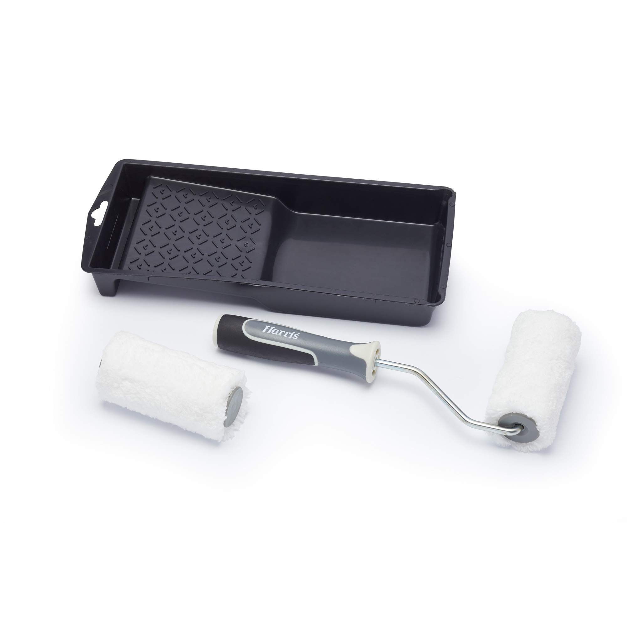 Harris Ultimate Walls & Ceilings Medium Pile Roller Set | Tray, 4" Frame, 2 x Medium Pile Roller Sleeves | 4"
