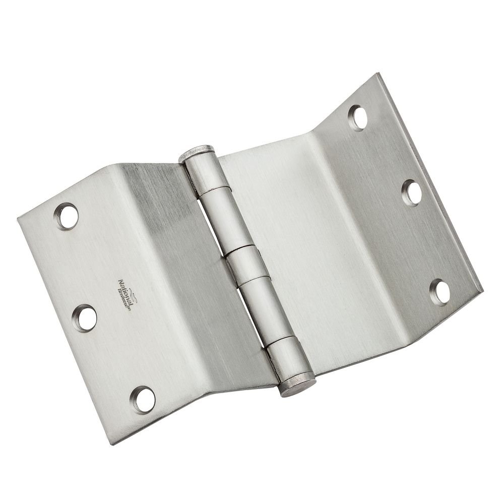 National Hardware N236-021 248 Swing-Clear Hinge, 3-1/2", Satin Chrome