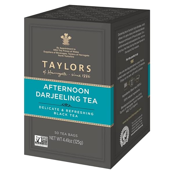 TAYLORS OF HARROGATE AFTERNOON DARJEELING, 50 TEABAGS