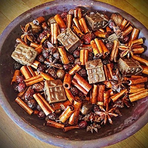 Bowl filler, scented pot pourri, prim fixins, home scents, 6 oz. bag, log cabin scent