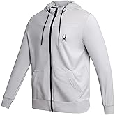 Spyder Mens Zip Up Hoodie - Super Soft Plush Performance Sweatshirts for Men - Warm Athletic Hoodies for Running Walking Gym